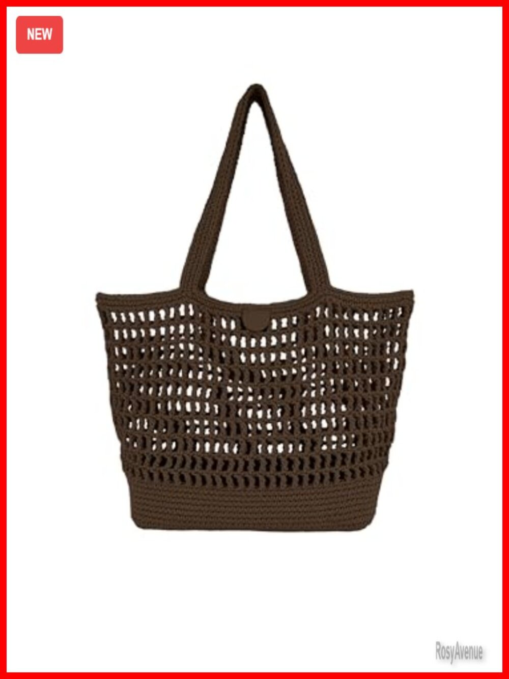 Vince Barcelona Crochet Cotton Large Tote Weekender Travel Bag